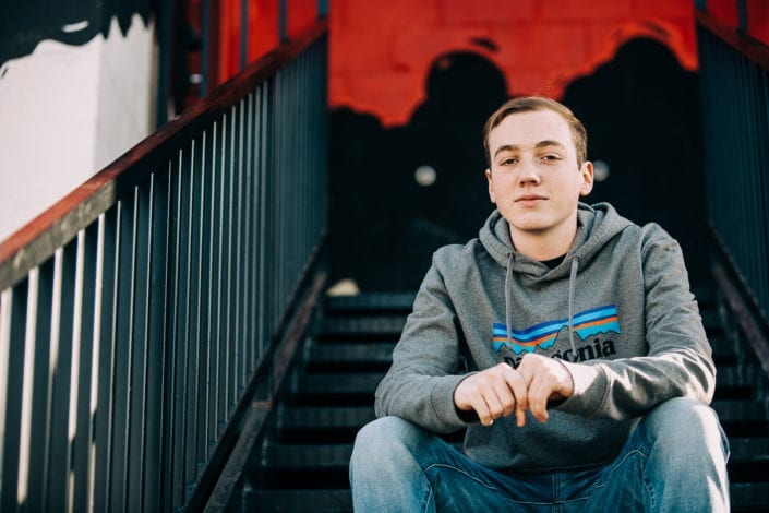 Senior graduating photo session in RiNo Downtown Denver | Colorful Colorado Lifestyle Photographer