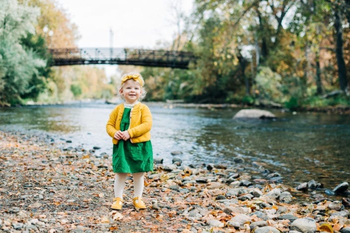 Fall Family Photo Session in Golden Mountain Creek | Denver & Boulder Family Photographer