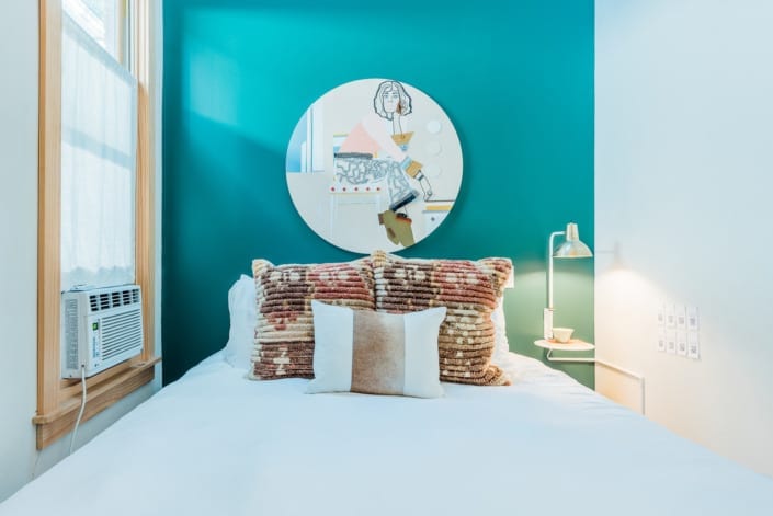 Modern Minimalist Bedroom Photo | Colorado Real Estate Photographer