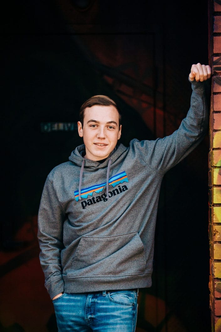 Senior graduating photo session in RiNo Downtown Denver | Colorful Colorado Lifestyle Photographer