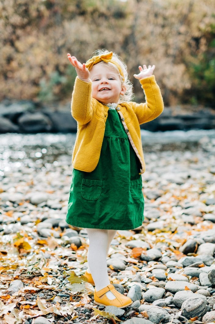 Fall Family Photo Session in Golden Mountain Creek | Denver & Boulder Family Photographer