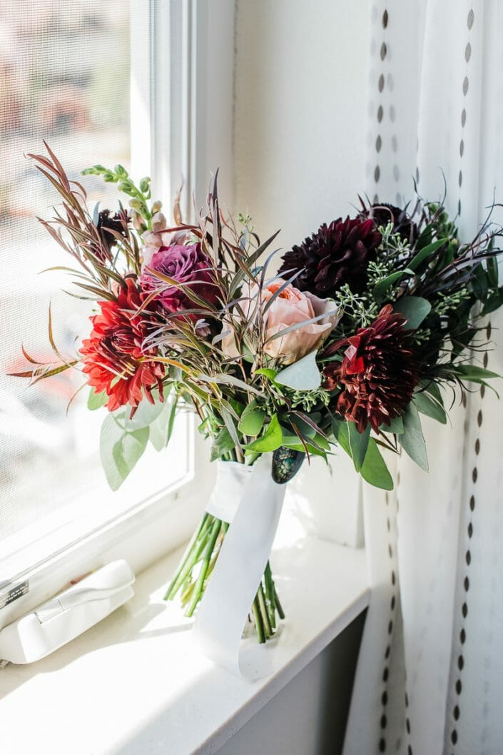 Romantic Mountain Wedding Flowers | Denver Colorado Elopement Photographer