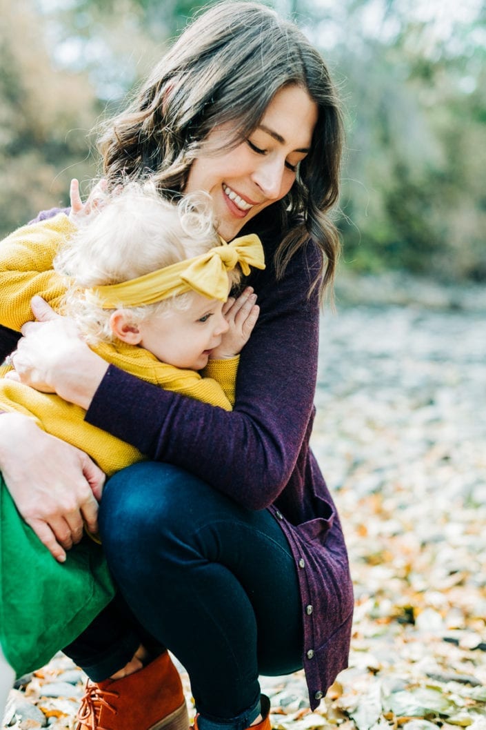 Fall Family Photo Session in Golden Mountain Creek | Denver & Boulder Family Photographer