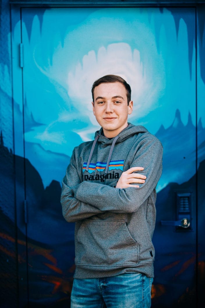 Senior graduating photo session in RiNo Downtown Denver | Colorful Colorado Lifestyle Photographer