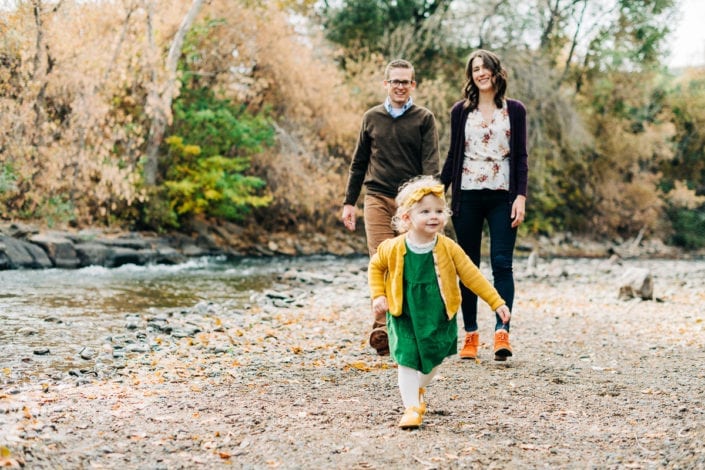 Fall Family Photo Session in Golden Mountain Creek | Denver & Boulder Family Photographer