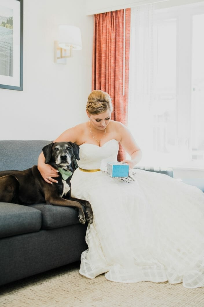 Romantic Mountain Wedding Getting Ready Photo | Denver Colorado Elopement Photographer