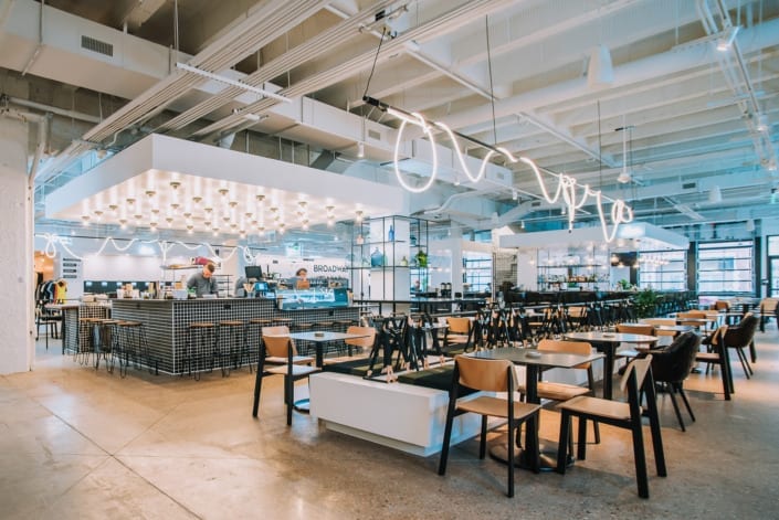 Open Restaurant Seating Photo | Colorado Real Estate Photographer