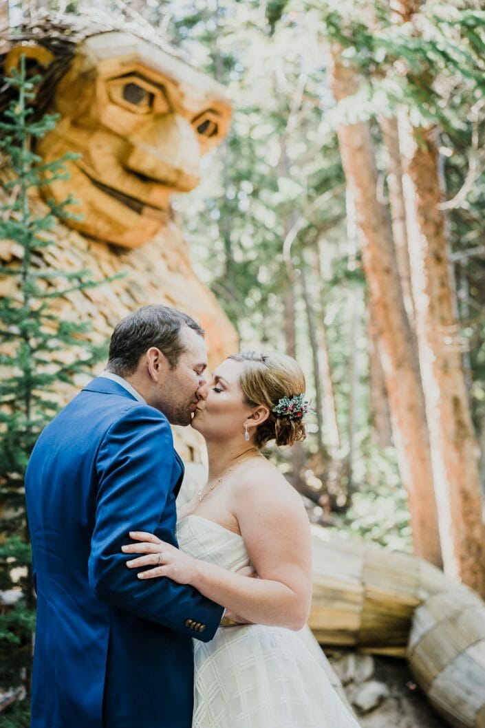 Romantic Mountain Wedding Photo | Denver Colorado Elopement Photographer