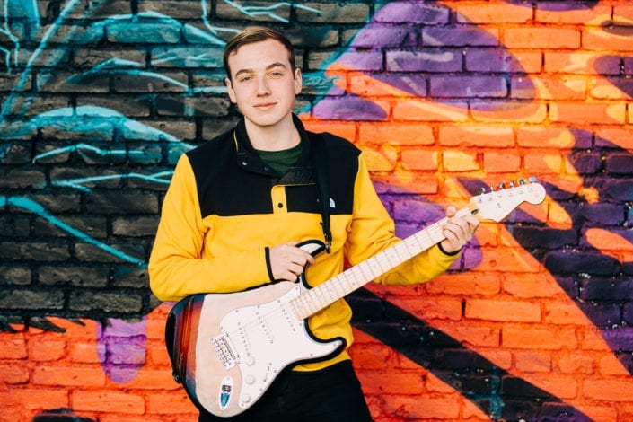 Senior graduating photo session in RiNo Downtown Denver | Colorful Colorado Lifestyle Photographer