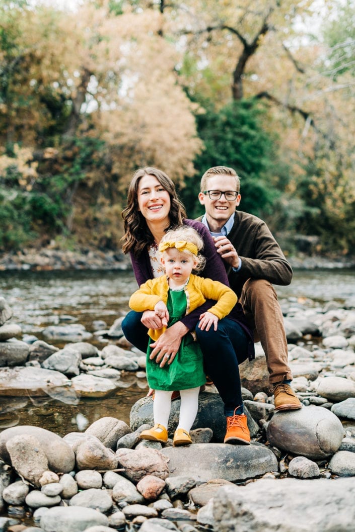 Fall Family Photo Session in Golden Mountain Creek | Denver & Boulder Family Photographer