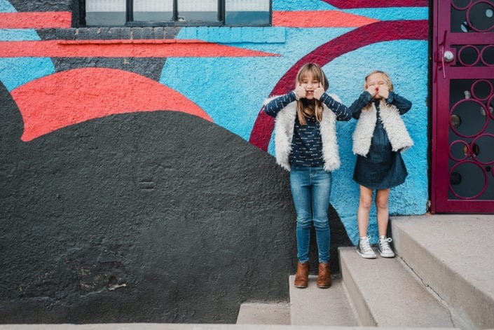 Family photo session in downtown RiNo Denver | Colorado Lifestyle Photographer