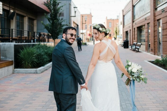 Elizabeth Hotel First Look Wedding Photo | Fort Collins Colorado Elopement Photographer