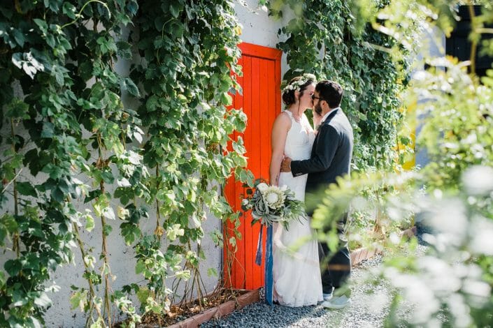 Elizabeth Hotel First Look Wedding Photo | Fort Collins Colorado Elopement Photographer
