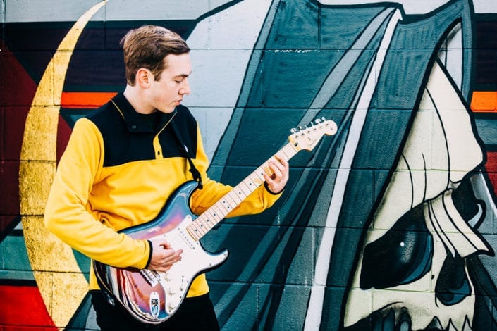 Senior graduating photo session in RiNo Downtown Denver | Colorful Colorado Lifestyle Photographer