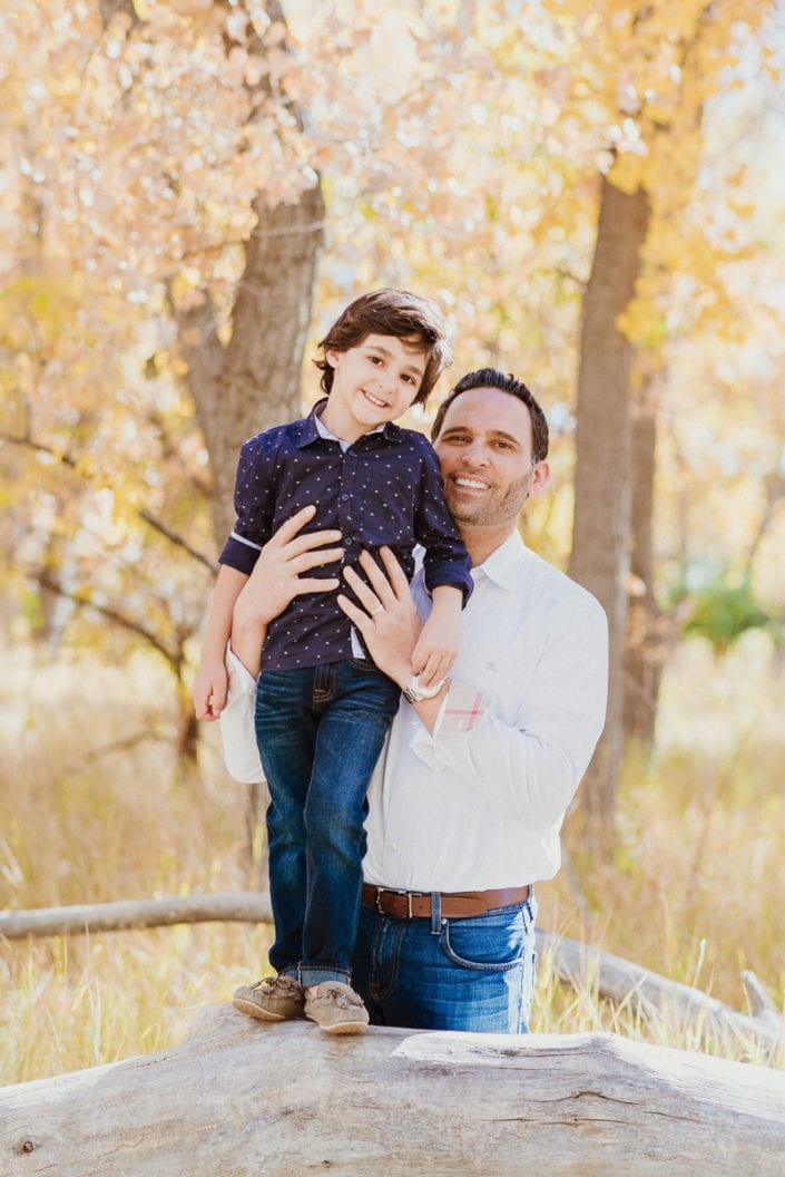 Family Maternity photo session in Denver Fall Foliage Trailhead | Colorado Lifestyle Photographer