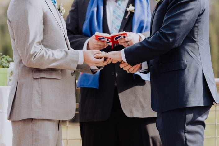 Mountain Same-sex Summer Wedding Portrait | Colorado Elopement Photographer