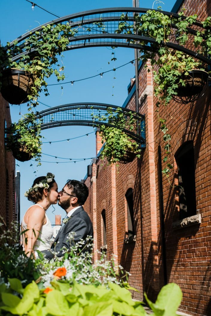 Urban Couple Portraits Wedding Photo | Fort Collins Colorado Elopement Photographer