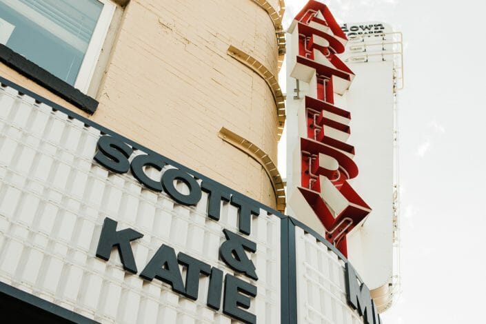 Urban Couple Marquee Portraits Wedding Photo | Fort Collins Colorado Elopement Photographer
