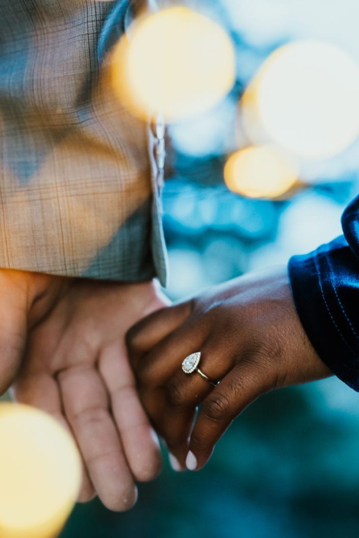 Romantic Ring Mountain Engagement Picture at Sunset Dusk | Denver & Boulder Elopement Photographer