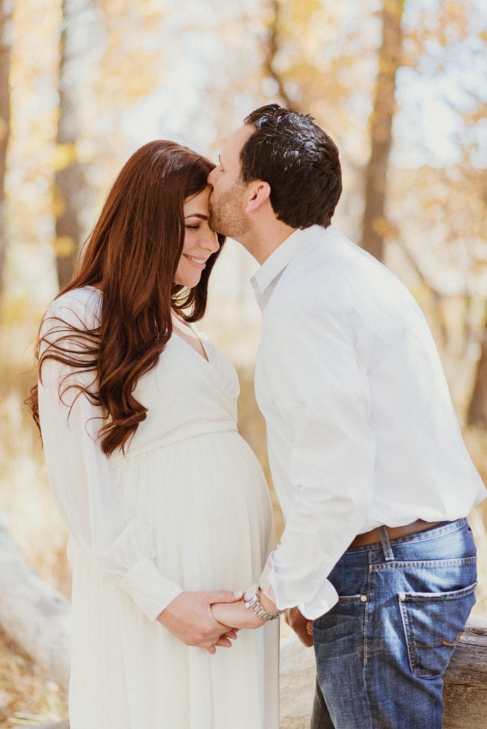 Family Maternity photo session in Denver Fall Foliage Trailhead | Colorado Lifestyle Photographer