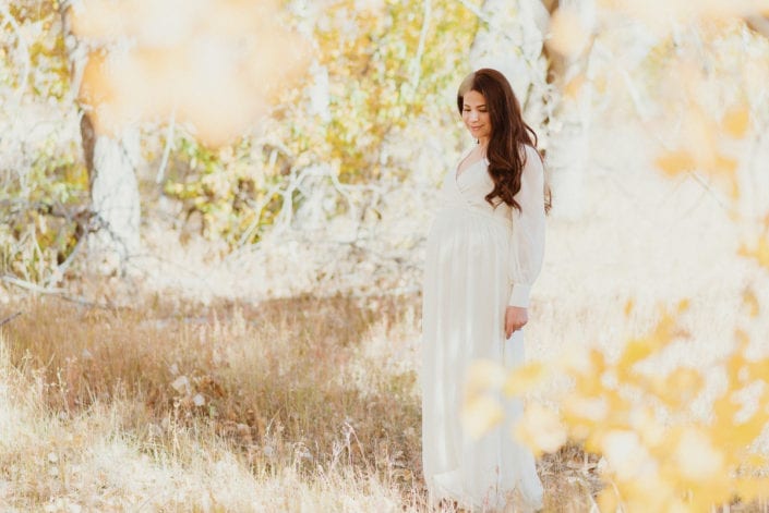 Family Maternity photo session in Denver Fall Foliage Trailhead | Colorado Lifestyle Photographer
