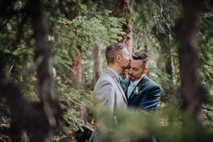 Mountain Summer Wedding Portrait LGBTQ | Colorado Elopement Photographer