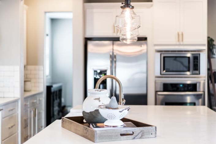 White Kitchen Details Photo | Colorado Real Estate Photographer