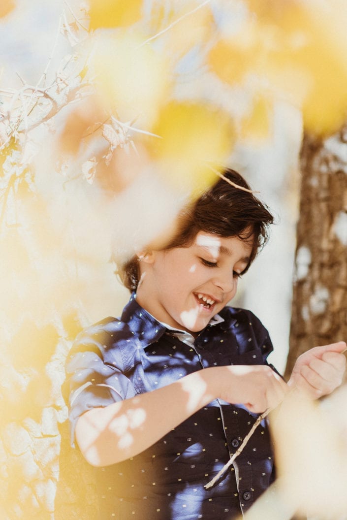 Family photo session in Denver Fall Foliage Trailhead | Colorado Lifestyle Photographer
