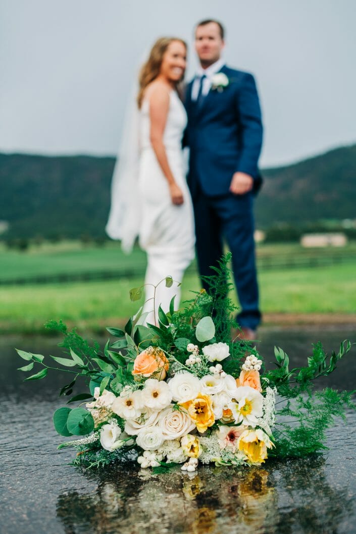 Rain on Wedding Day | Larkspur Colorado Elopement Photographer