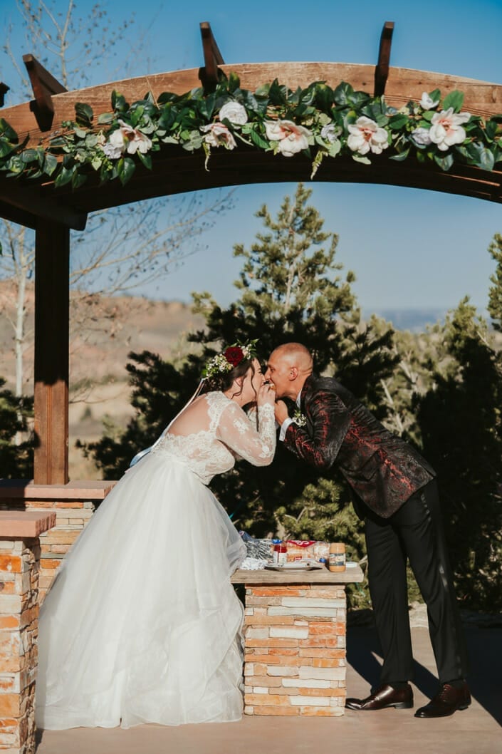 Wedding Ceremony PB&J | Denver Colorado Elopement Photographer