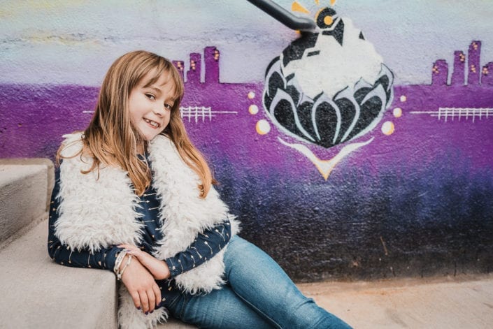 Family photo session in downtown RiNo Denver | Colorado Lifestyle Photographer