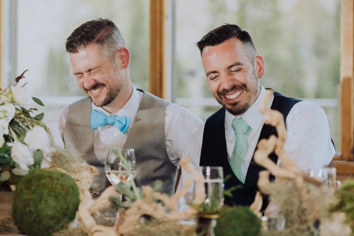 Mountain Summer Wedding Reception Party | Colorado Elopement Photographer