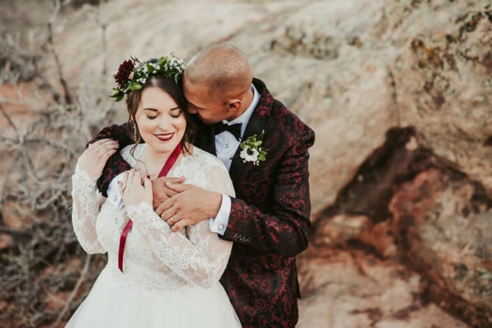 Wedding Couple Romantic Photo | Denver Colorado Elopement Photographer