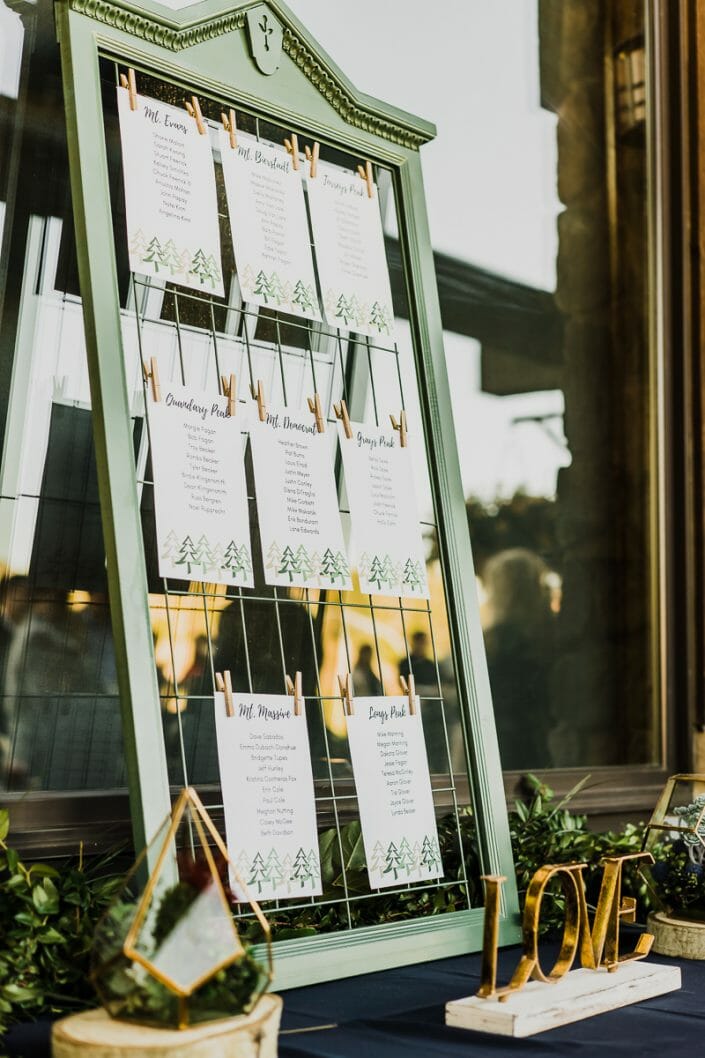 Romantic Mountain Wedding Decor and Food | Denver Colorado Elopement Photographer