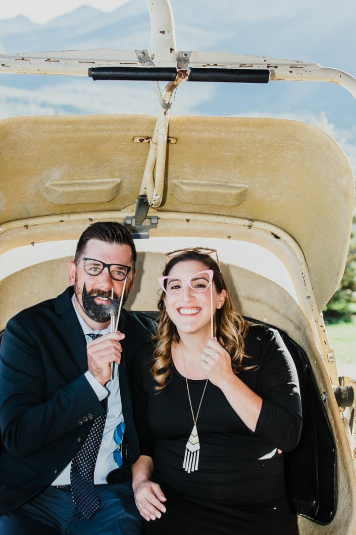 Romantic Mountain Wedding Reception | Denver Colorado Elopement Photographer