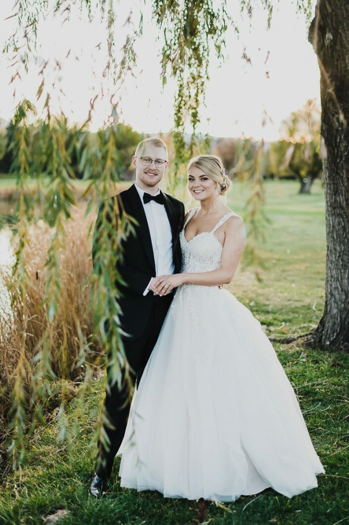 Wedding Portrait on Golf Course | Boulder Colorado Elopement Photographer