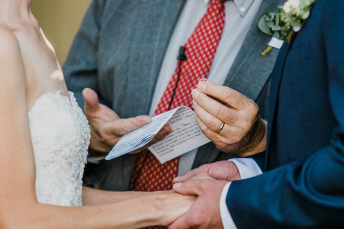 Urban Wedding Ceremony Photo | Denver Colorado Elopement Photographer
