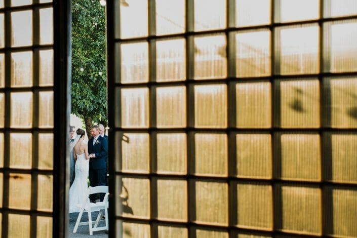 Urban Wedding Ceremony Photo | Denver Colorado Elopement Photographer