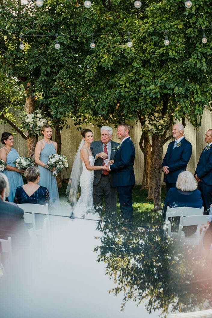 Urban Wedding Ceremony Photo | Denver Colorado Elopement Photographer