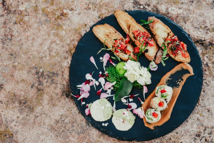 Wedding Appetizer Food | Denver Colorado Elopement Photographer