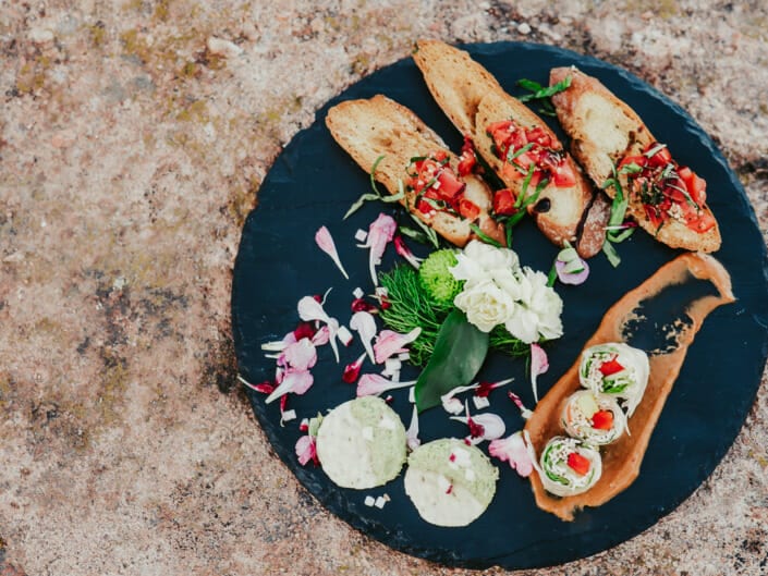 Wedding Appetizer Food | Denver Colorado Elopement Photographer