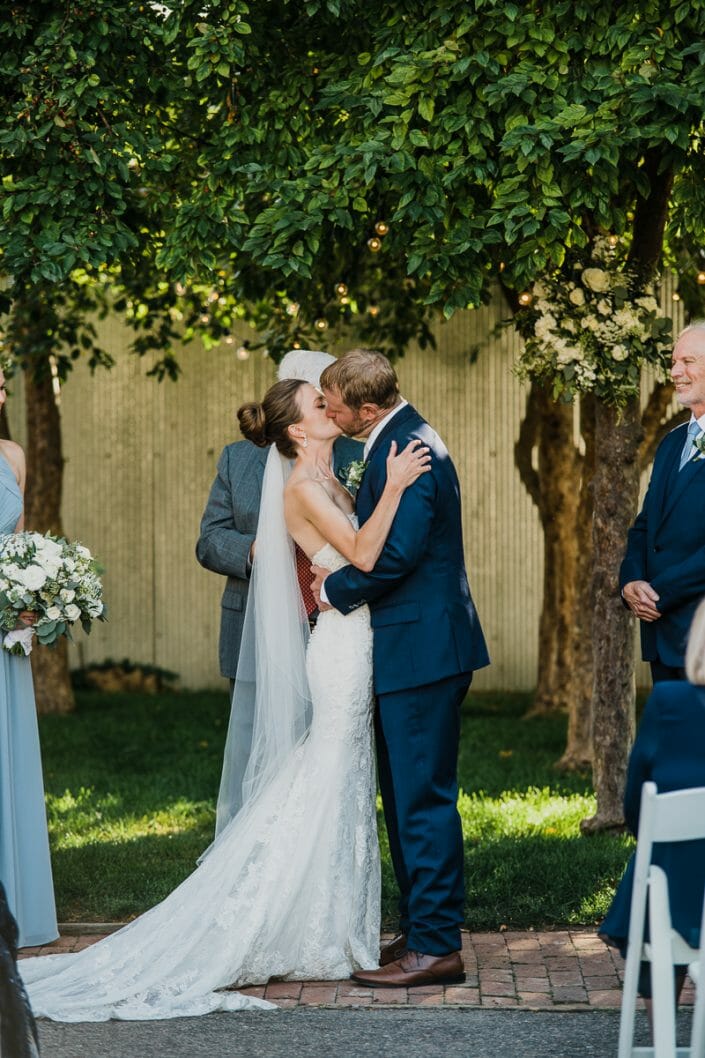 Urban Wedding Ceremony Photo | Denver Colorado Elopement Photographer