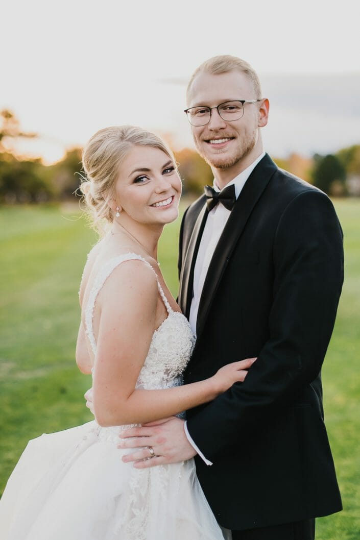 Wedding Portrait on Golf Course | Boulder Colorado Elopement Photographer