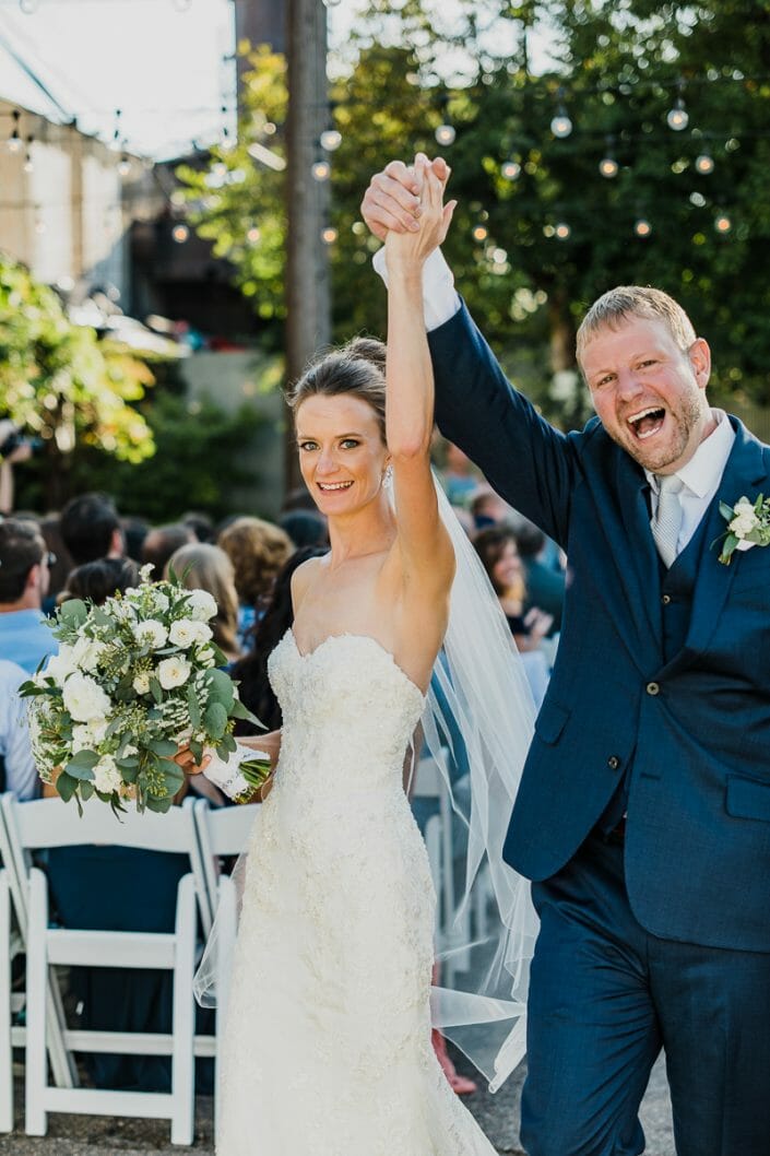 Urban Wedding Ceremony Photo | Denver Colorado Elopement Photographer