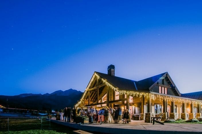 Romantic Mountain Wedding Reception | Denver Colorado Elopement Photographer