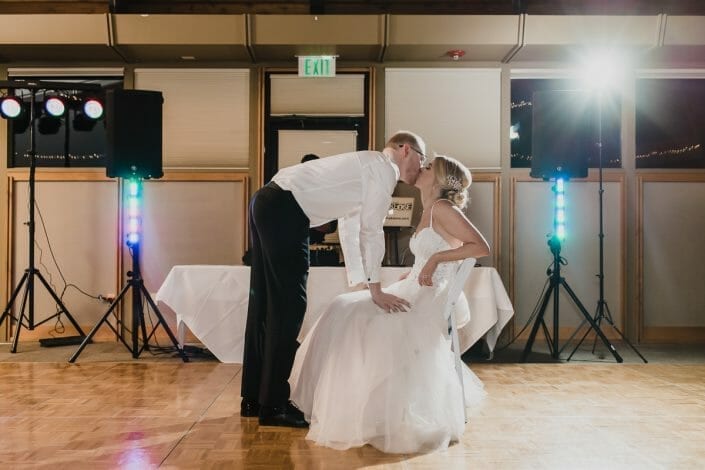 Wedding Reception Garter Toss | Boulder Colorado Elopement Photographer