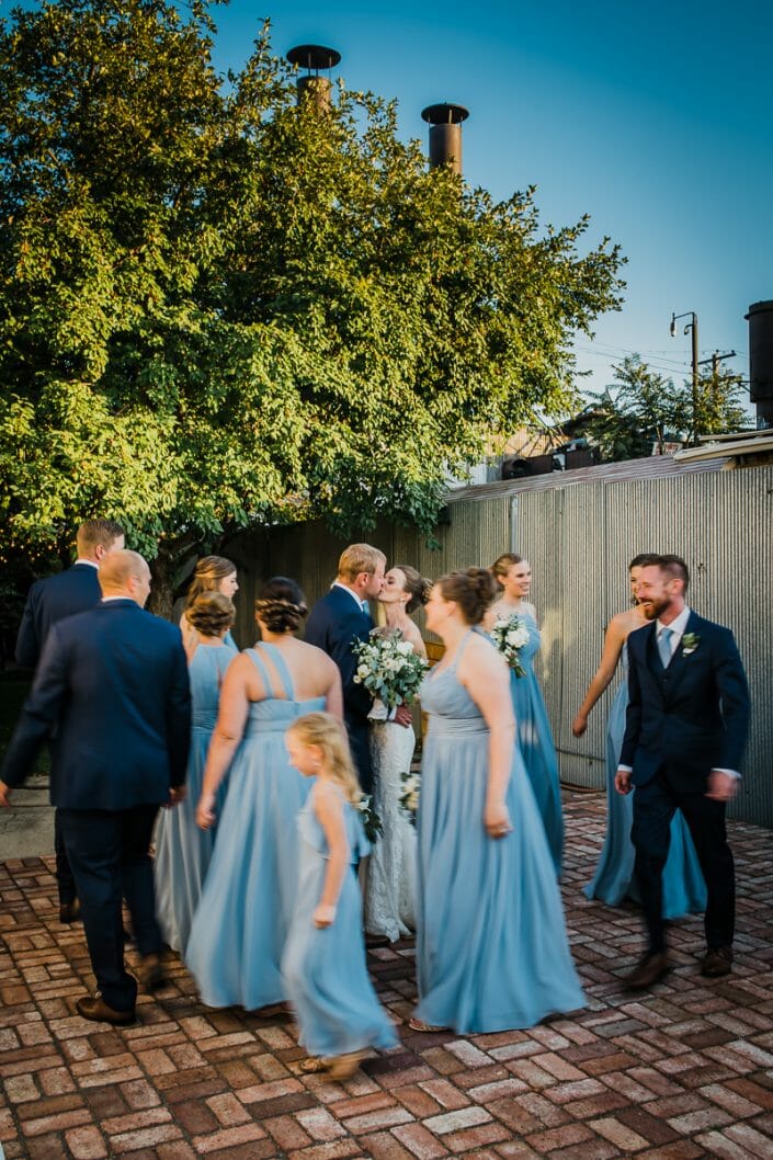 Urban Wedding Party Photo | Denver Colorado Elopement Photographer