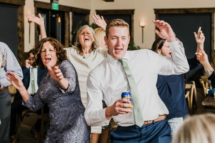 Romantic Mountain Wedding Reception | Denver Colorado Elopement Photographer