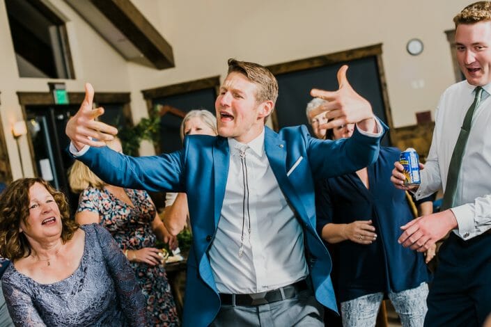 Romantic Mountain Wedding Reception | Denver Colorado Elopement Photographer