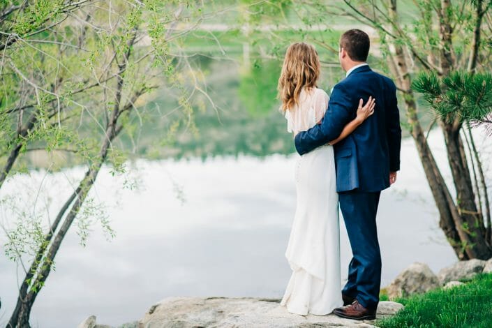 Wedding Portraits at Spruce Mountain Ranch | Larkspur Colorado Elopement Photographer